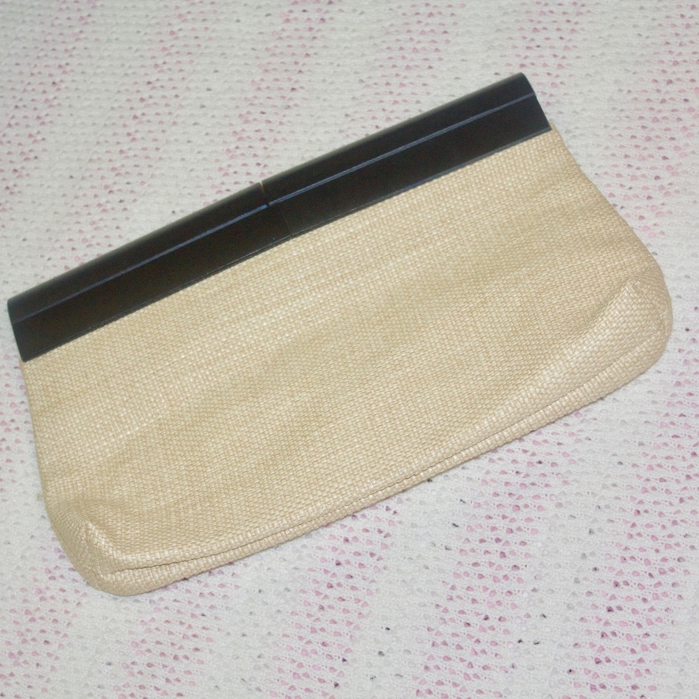 Gorgeous Wood Handle Clutch From Italy